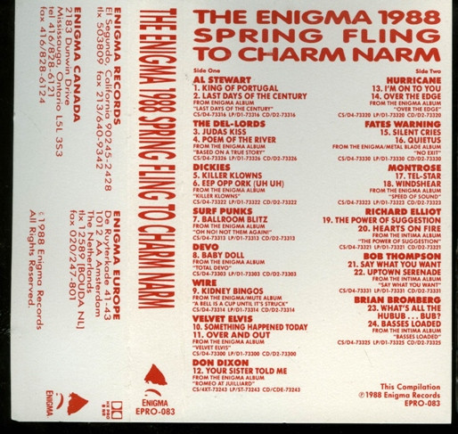 The Enigma 1988 Spring Fling To Charm Narm