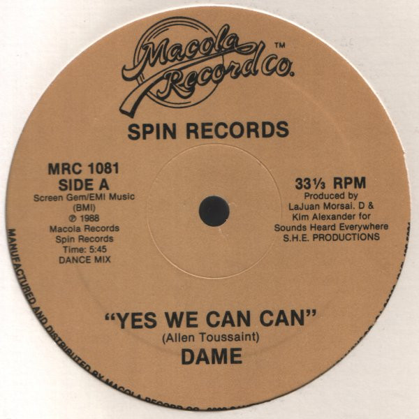 Yes We Can Can