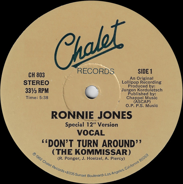 Don't Turn Around (The Kommissar) (Special 12" Version)