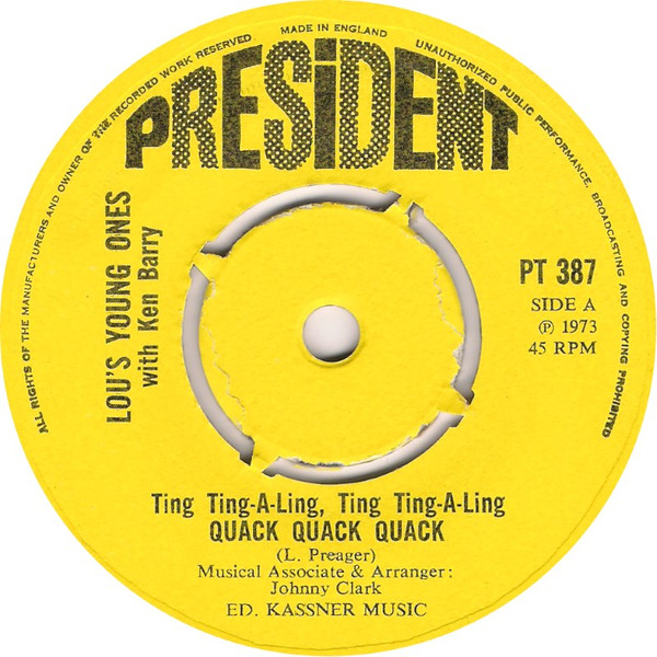 Ting Ting-A-Ling, Ting Ting-A-Ling Quack Quack Quack