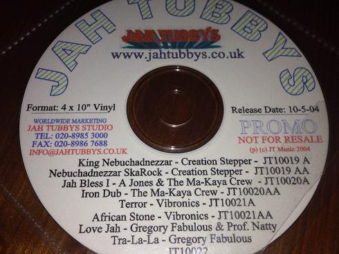 Jah Tubbys Promo