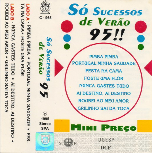 Só Sucessos De Verão 95