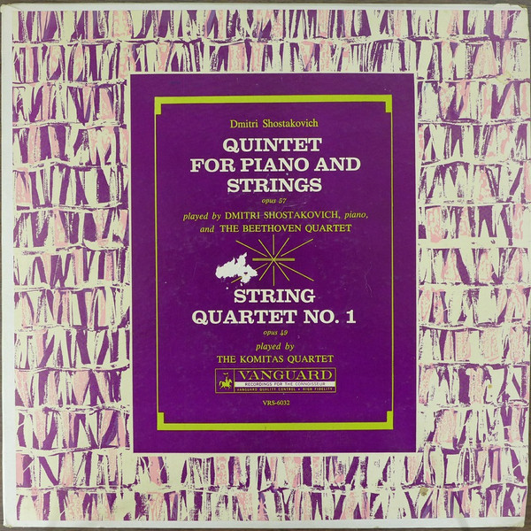 Quintet For Piano And Strings / String Quartet No. 1
