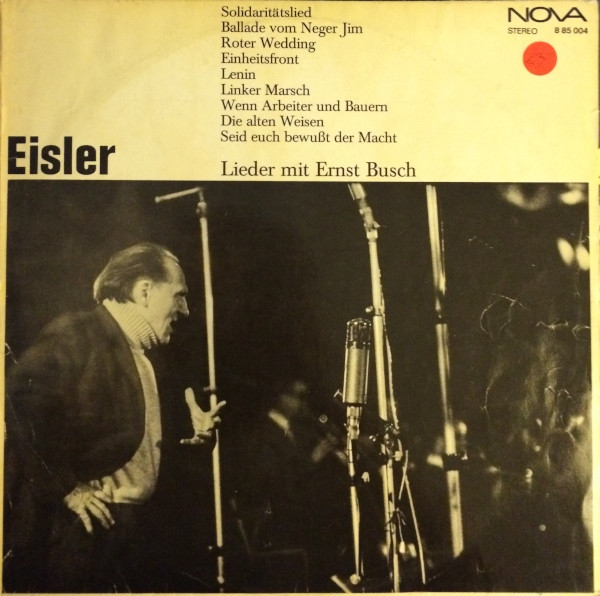 Lieder Mit Ernst Busch