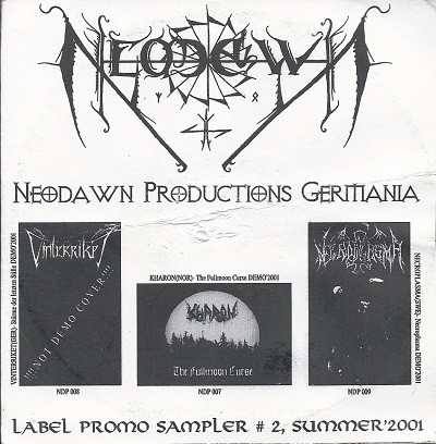 Neodawn Productions Germania - Label Promo Sampler #2, Summer'2001 