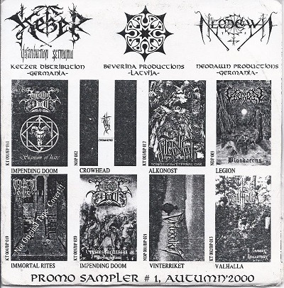 Ketzer/ Beverina/ Neodawn - Promo Sampler #1, Autumn '2000