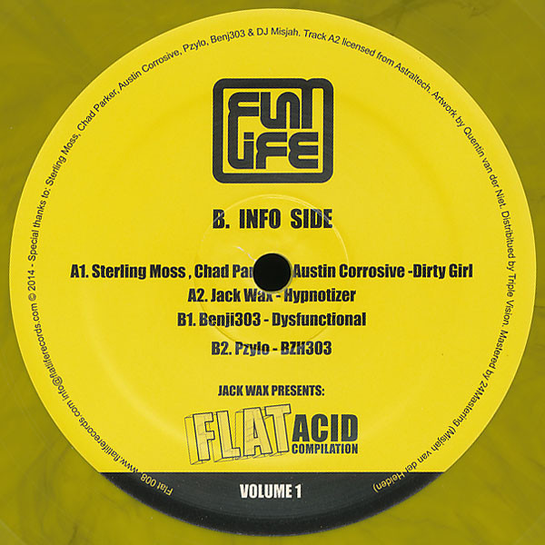 Jack Wax Presents "Flat Acid Compilation" Volume 1