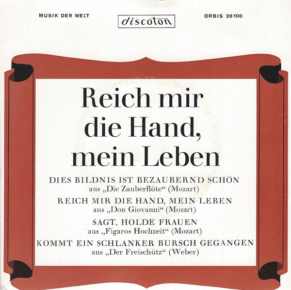 Reich Mir Die Hand, Mein Leben