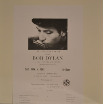 The Folklore Center Presents Bob Dylan In His First New York Concert