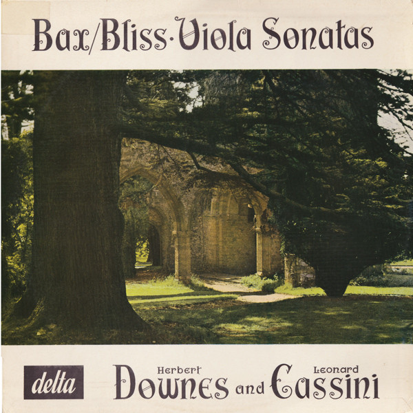 Bax/Bliss Viola Sonatas