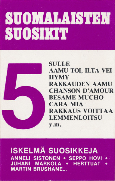 Suomalaisten Suosikit 5 – Iskelmäsuosikkeja