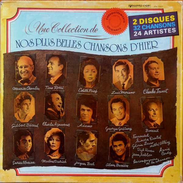 Nos Plus Belles Chansons D'Hier