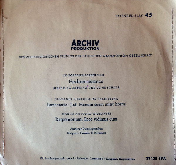 Lamentatio: Jod. Manum Suam Misit Hostis / Responsorium: Ecce Vidimus Eum