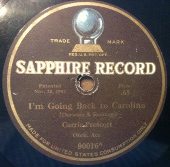 I'm Going Back To Carolina / I Do Kind Of Feel I'm In Love 