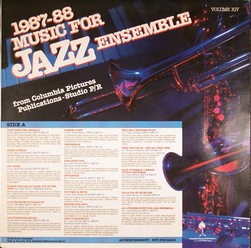 1987-88 Music For Jazz Ensemble Volume XIV