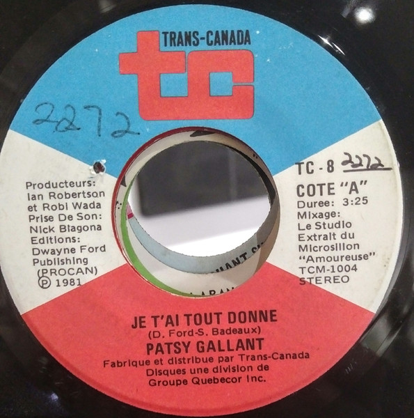 Je T'ai Tout Donné