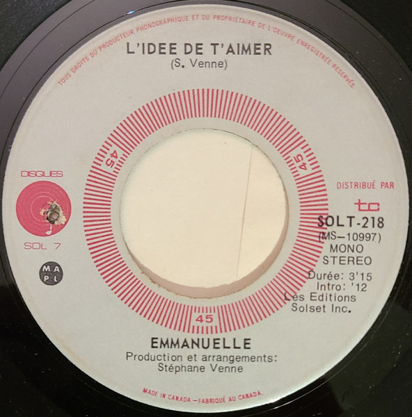 L'Idee De T'aimer