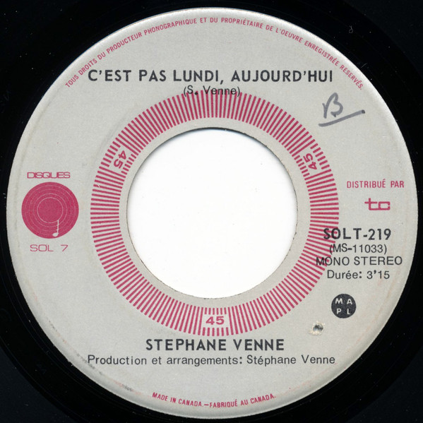 C'est Pas Lundi, Aujourd 'Hui