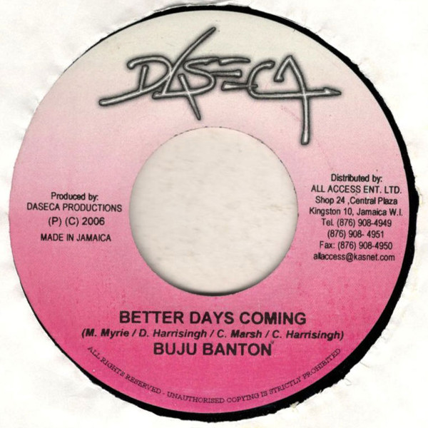 Better Days Coming / Badness Nuh Light