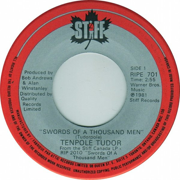 Swords Of A Thousand Men / What Are You Doing In Bombay