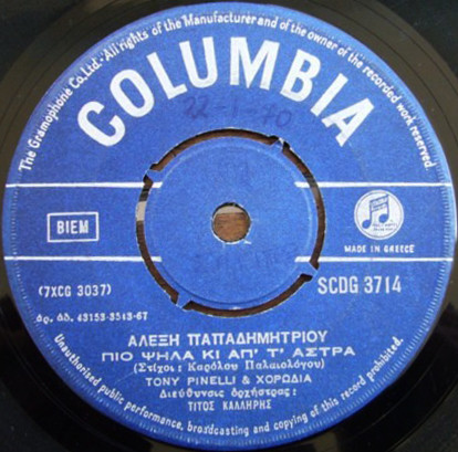 Πιο Ψηλά Κι Απ' Τ' Άστρα / Όνειρο Δεν Ήσουνα