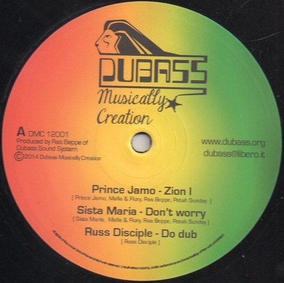 Zion I / Don't Worry / Do Dub / Take Your Time / Melodica Time / Dub Time