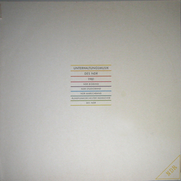 Unterhaltungsmusik Des NDR 1981