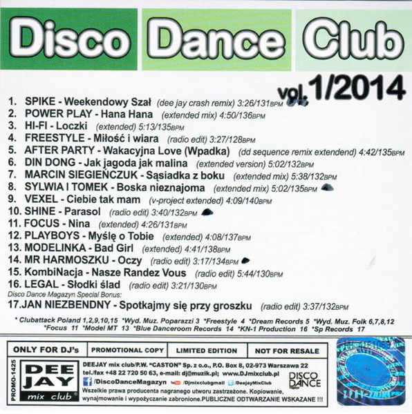 Disco Dance Club Vol.1/2014