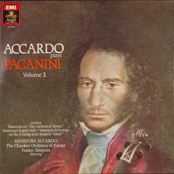 Accardo Plays Paganini, Volume 1