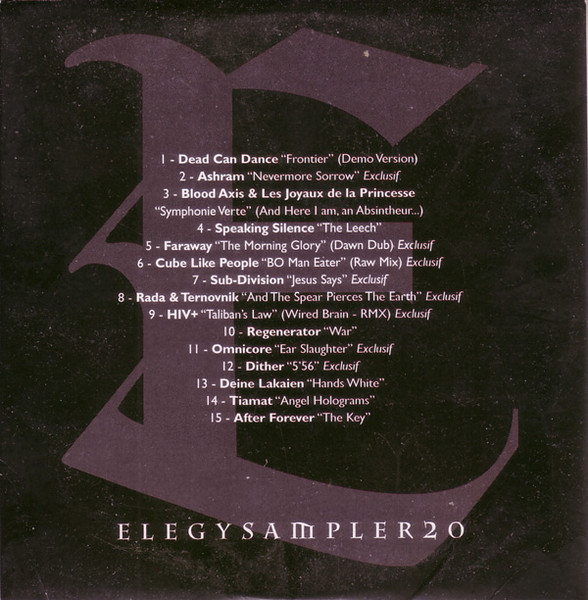 Elegy Sampler 20