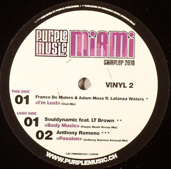 Miami Sampler 2010 - Vinyl 2