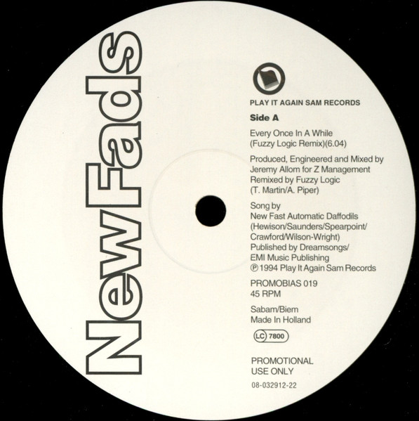 Every Once In A While (Fuzzy Logic Remix) / PSV (VPL Remix)