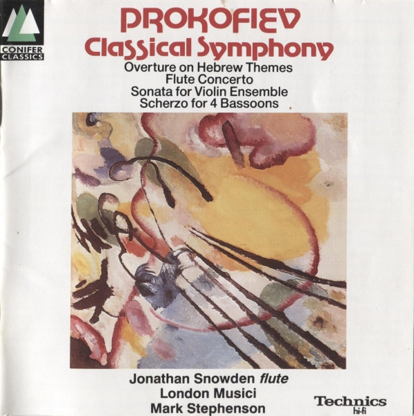 Classical Symphony, Overture On Hebrew Themes, Flute Concerto, Sonata For Violin Ensemble, Scherzo For 4 Bassoons