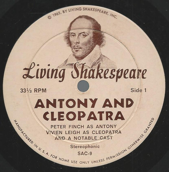 Living Shakespeare: Antony And Cleopatra