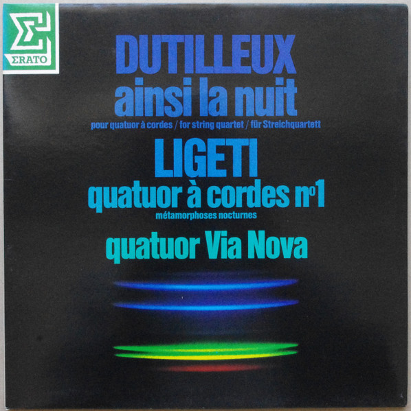 Ainsi La Nuit / Quatuor À Cordes Nº 1