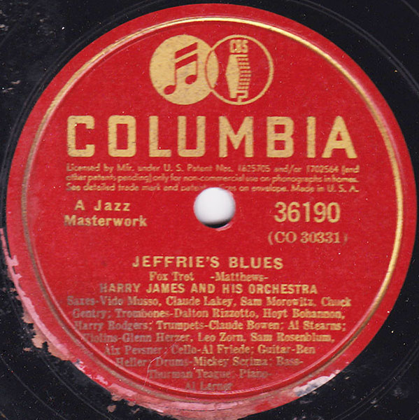 Jeffrie's Blues / Sharp As A Tack