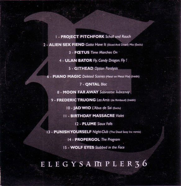 Elegy Sampler 36