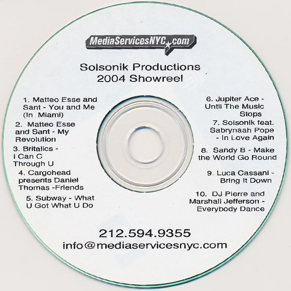 Solsonik Productions 2004 Showreel