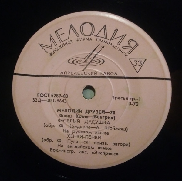 Мелодии Друзей - 70