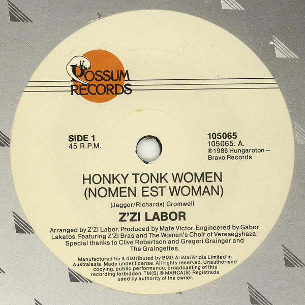 Honky Tonk Women (Nomen Est Woman)