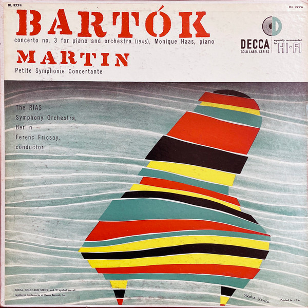 Bartok: Concerto No. 3 For Piano And Orchestra / Martin: Petite Symphonie Concertante