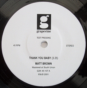 Thank You Baby / Sweet Thing