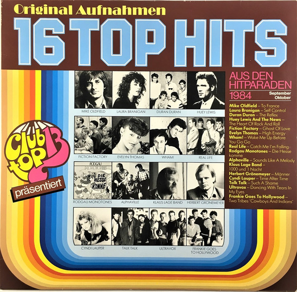 16 Top Hits - Aus Den Hitparaden 1984 September Oktober 