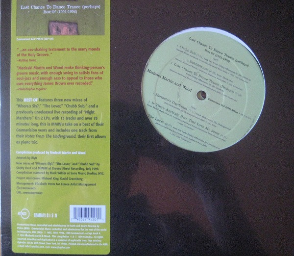 Last Chance To Dance Trance (Perhaps) Best Of (1991-1996)