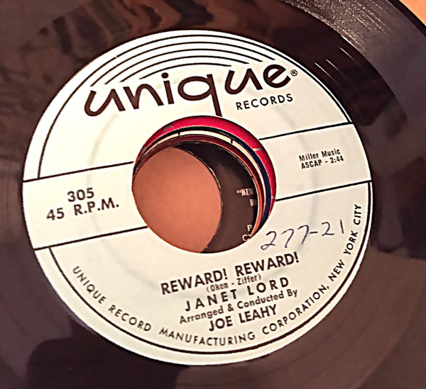 Reward! Reward! / Love Me All The Way