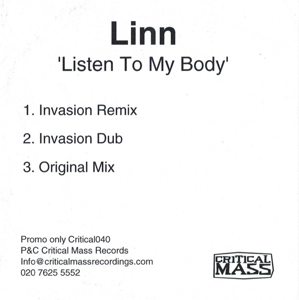 Listen To My Body