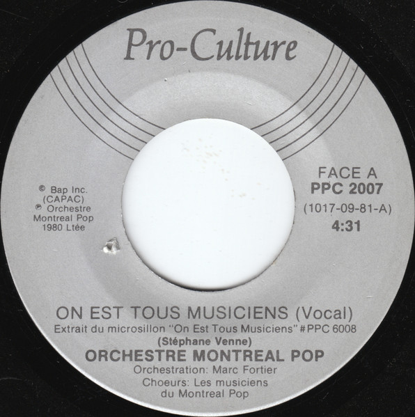 On Est Tous Musiciens (Vocal)