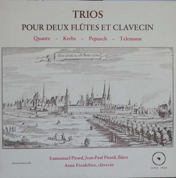 Trios Pour Deux Flûtes Et Clavecin