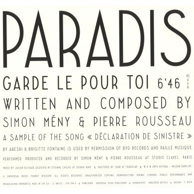 Garde Le Pour Toi