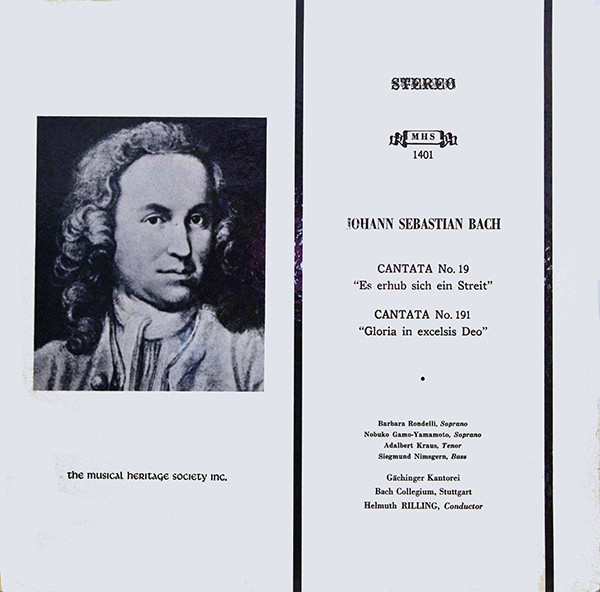 Cantata No. 19 "Es Erhub Sich Ein Streit" / Cantata No. 191 "Gloria In Excelsis Deo"